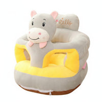 Anti-Fall Design Plush creature Sit-up Trainer Cute Cartoon design Plush creature Learning Chair Upright Seating Support Toddler Sofa Soft and Comfortable for Infants, Toddlers, Expecting Mothers, Playroom, Living Room