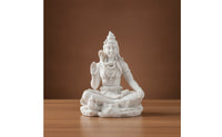 Shiva Figurine Meditating Shiva Statue with Spiritual Hindu Idol for Stretching Practice Practitioners