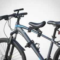Easy Installation Front Mounted Child Bike Seat Foldable Footpegs Mountain Bike Child Seat Adjustable Angle Cycling Accessory for Toddlers, Outdoor
