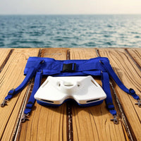 Adjustable Fishing Waist Belt with Rod Support Padded Rod Support Harness Cushioned Fighting Belt Lightweight for Anglers