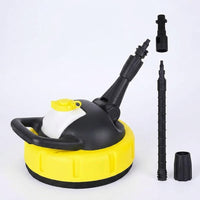 Patio Cleaner and Surface Cleaner for Pressure Washer, Versatile Cleaning Brush with Soap Dispenser, 3-Wheel Floor Brush and Deck Cleaner