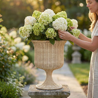 Handmade Rattan Vase for Wedding Decor