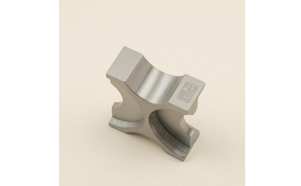Piano Hammer Grinding Tool 400-Grit Piano Hammer Sanding Block Music Equipment Gray Metal Finish Curved Cutouts