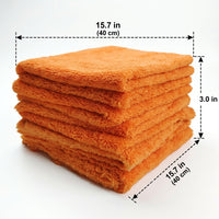 Luxurious Edgeless Microfiber Towels, Extremely Absorbent Microfibre Cloth for Motor Vehicle Cleaning