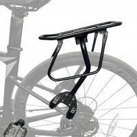 Rear Bike Cargo Rack Aluminum Alloy Bike Cargo Rack Rigid for Commuters, Tourists, Commuting, Expeditions, Mountain Bikes