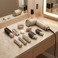 Multifunction 5-in-1 Hair Styler Set Volumizing 5-in-1 Hair Dryer Brush Set Fast Drying Blow Dryer Brush Detachable for Women, Home