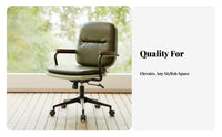 Vintage insign Highspine support managerial Chair Height Adjustable Office Furniture 360-ingree rotate Seating Solution Wheeled Base for Remote Workers, Professionals, Stuinnts