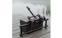 Double Fishing Rod Holder Multipurpose Double Rod Holder Adjustable Pole Rack Aluminum Alloy