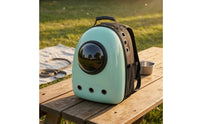 Ventilated Space Capsule Pet Backpack Zipper Closure Space-Capsule Pet Carrier Top Handle