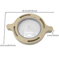 Replacement Pool Pump Lock Collar with Lid Transparent-View Spa Pump Lid Assembly for Maintenance Technicians
