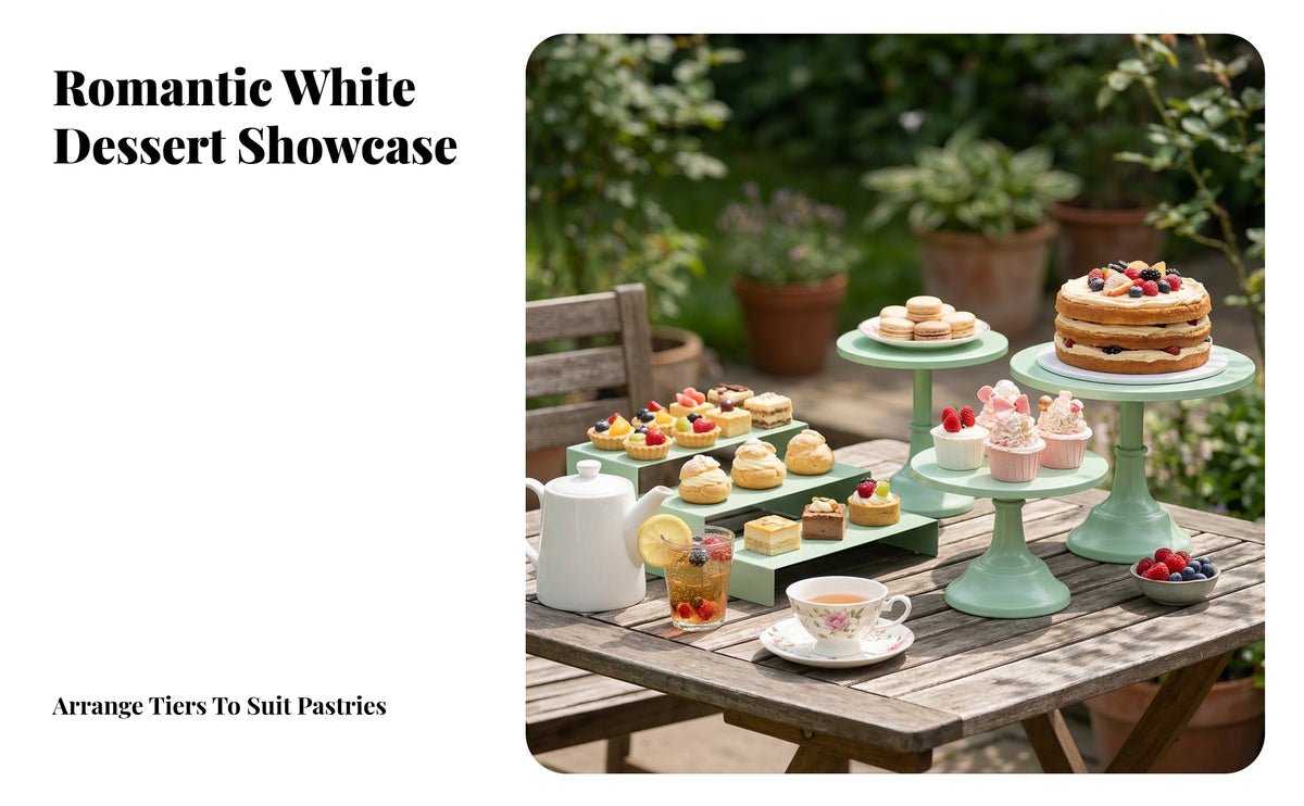 Pedestal Cake Stands with Elevators