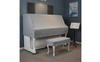 Upright Piano Dust Cover Fleece Piano Cover Set Draped Fit