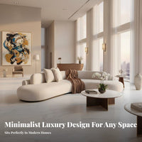 bendd Sectional Sofa Light Luxury design bendd sectional Lounger distinctive Shape Lounge Seating for Business Owners, Adults, Reception Area, Lobby, Office