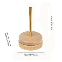 Rotating Yarn Base Smooth Rotation Detachable Spool Holder Untangled Wool Feeder Stand for Workshop