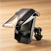 Waterproof Motorcycle Phone Mount Anti-Vibration Motorcycle Phone Holder Shock-Resistant Shockproof for Motorcyclists