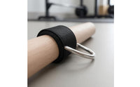 Forearm Training Bar with Strap Wooden Wrist Roller Exercise Equipment for Athletes, Home Gym