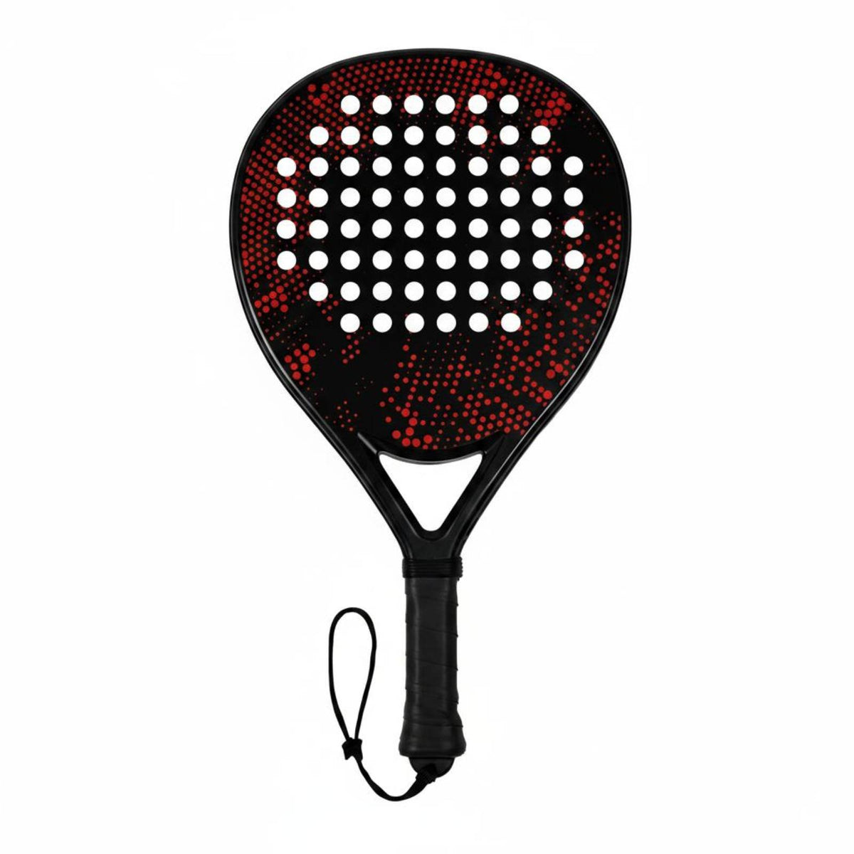 Easy to Control Padel Racket Quick Reactivity Carbon Fiber Padel Racket Large Optimal Hitting Zone Sports Gear Balanced Weight for Outdoor
