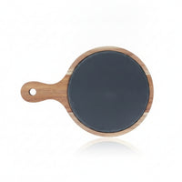 Integrated Handle Handled Serving Board Hanging Hole Wooden Serving Board Natural Wood Grain Dining Accessory Shallow Profile