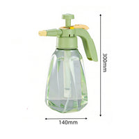 Pressurized Spray Bottle Transparent Spray Bottle with Trigger Lock Handheld Pump Sprayer Multi-Purpose Plant Mister Continuous