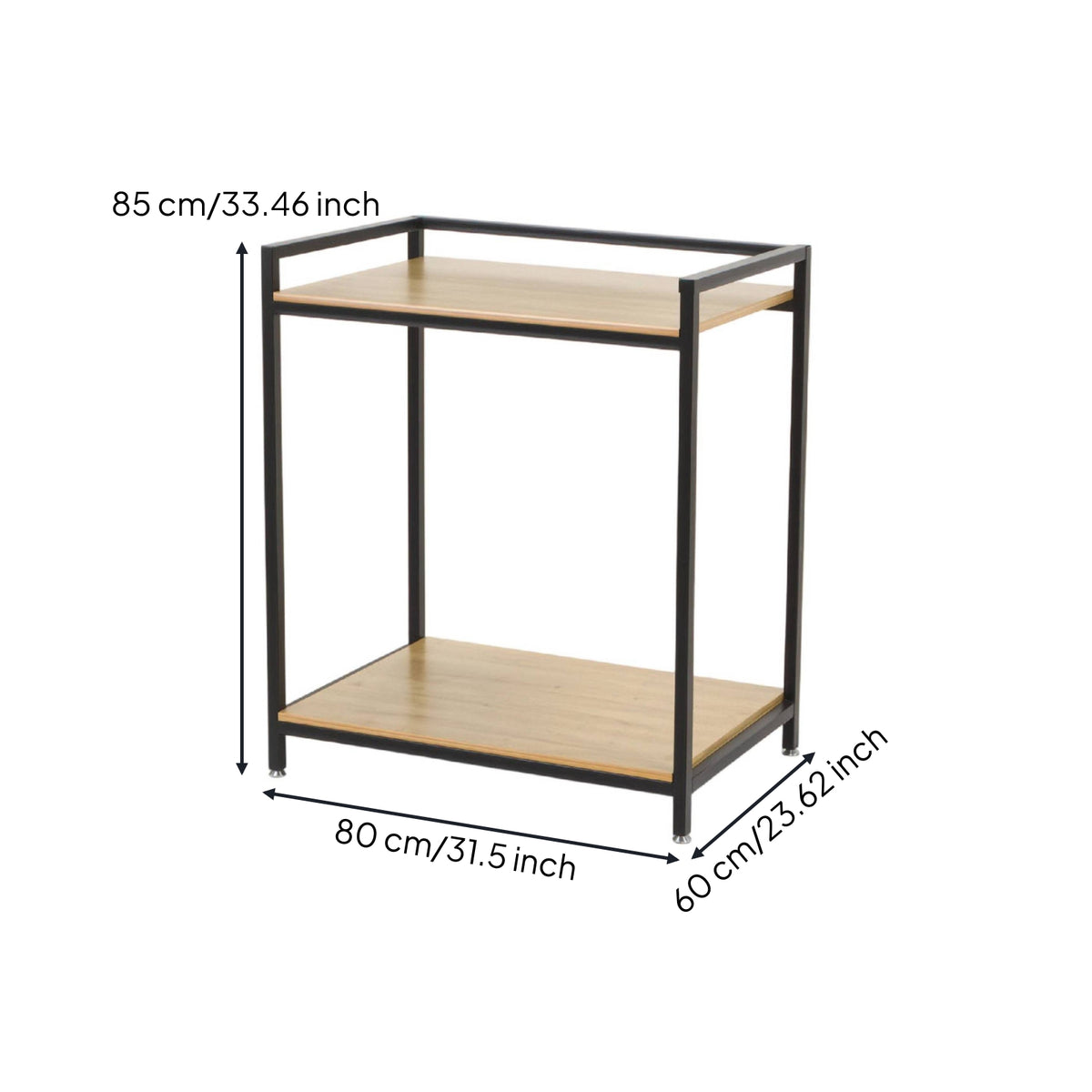Open-Design 3D Printer Workbench Heavy-Duty 3D Printer Stand with Shelves Sturdy Shelf Space-Saving for Hobbyists