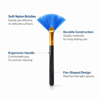 Desktop Keyboard Cleaning Brush Set 3 Pack, Soft Computer Brush for Digital Camera, Dust Brush for Gaming Desk Accessories and Accessories