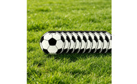 10 Pieces Black-and-White Soccer Party Favor Bag Glossy Soccer Favor Bag