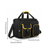 Laptop Tool Bag Heavy Duty Tool Bag with Laptop Sleeve Durable for Electricians