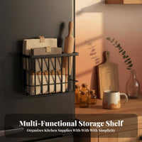 Metal-gripping Refrigerator Side Rack Easy Installation Metal-gripping Refrigerator Shelf
