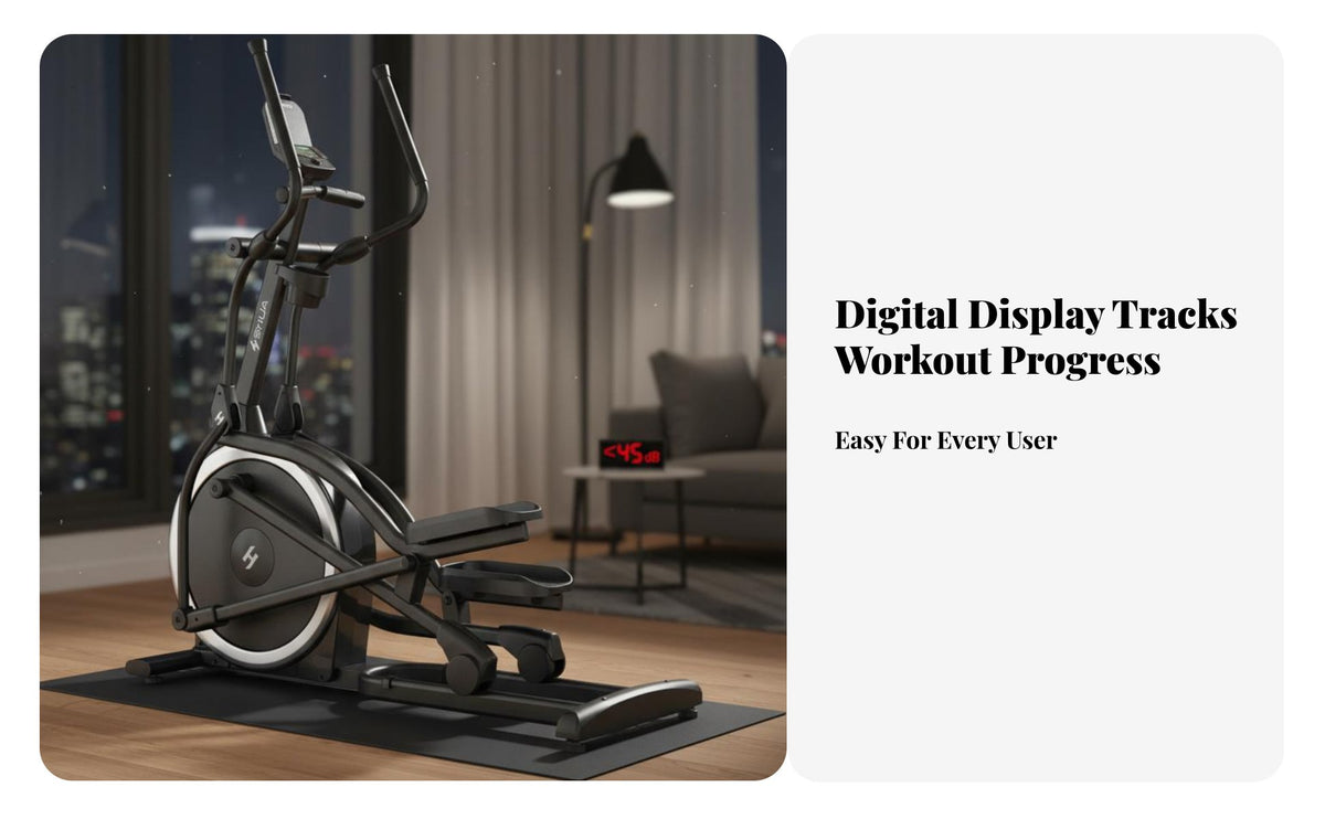 Home Elliptical Full-Body Workout Connected Elliptical Cross Joint-Friendly Universal Mover Exercise Machine