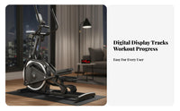 Home Elliptical Full-Body Workout Connected Elliptical Cross Joint-Friendly Universal Mover Exercise Machine