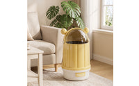 Cactus Trash Can Decorative Trash Can with Lid Waste Bin with Lid Space Saving Wastebasket Cylindrical for Children, Bedroom