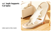 L-Shaped Cat Scratcher Multi-Functional Vertical Cat Scratcher Multifunctional Pet Supplies for Living Room, near Sofa, Against Walls