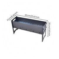 Portable Briquette Grill Folding Outdoor Gear Easy Assembly
