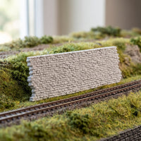 Model Railway Wall with Brick Texture Realistic Gypsum Wall Piece for Crafters, Hobbyists