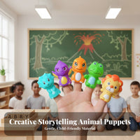 Finger Puppet Early Education Finger Puppet Set Interactive Play Encourages Creativity for Children, Kindergarten, Story Time