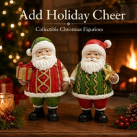 Realistic Santa Claus Figure for Christmas Snow Scene DIY Decorations