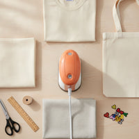 Portable Mini Heat Press Handheld Heat Transfer Machine Compact Press Corded for Crafters, Hobbyists, Textile Printing, Home Crafts