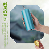 Metal Wind Chime Japanese Style Hand-Rung Retro Wind Chime Bamboo Yoga Decoration