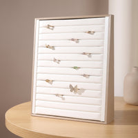 Jewelry Display Tray with Slots Padded for Jewelers, Collectors