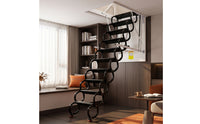 Wireless Control Retractable Attic Stairs Pull down Electric Attic Ladder Indoor Retractable Loft Stairs Sturdy for Homeowners