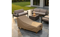 Patio Chaise Lounge Cover Sloped Top Chaise Lounge Cover Woven Textile