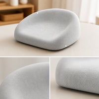 Thick Padded Chair Booster Seat Cushion Contoured Booster Cushion Supportive Comfortable for Children, Toddlers, Kids, Dining Table, Study Desk