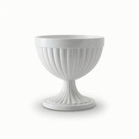 Floral Vase with Pedestal Fluted Decorative Vase Classic for Weddings, Florists