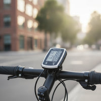 Bike Computer with LCD Display Compact Bike Computer with LCD Screen Speedometer Lightweight Odometer Small for Cyclists