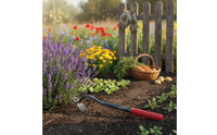 Ground-Clearing Weeder Rake Manganese Steel Handheld Soil Loosener Labor-Saving Weeding Tool for Farm