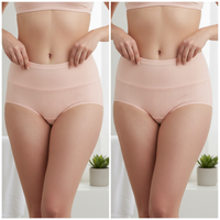 Women's High-Waist Cotton Briefs for Middle-Aged & Elderly Women