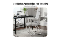 Sled Base Task Chair Ergonomic Design Office Furniture Support for Students, esports participants, Dormitory, Study Room, Gaming Setup