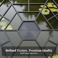20 Pieces Hexagonal Fish Guard PP Material Buoyant Pond Protector Grid Nearly Invisible Waterfowl Deterrent Grid for Koi Ponds