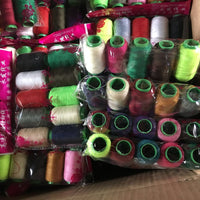 Household Sewing Thread Polyester Spool for Sewing Machine and Hand Sewing - Assorted Colors