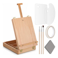 Tabletop Art Easel Portable Tabletop Easel with Storage Folding for Artists, Students, Studio